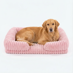 Pink Lounger Dog Bed